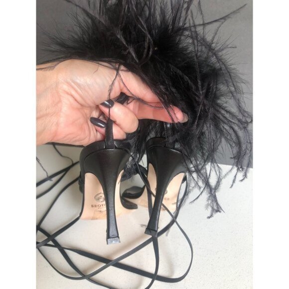 NEW BROTHER VELLIES Paloma Sandal in Black Size 36 - Picture 9 of 11